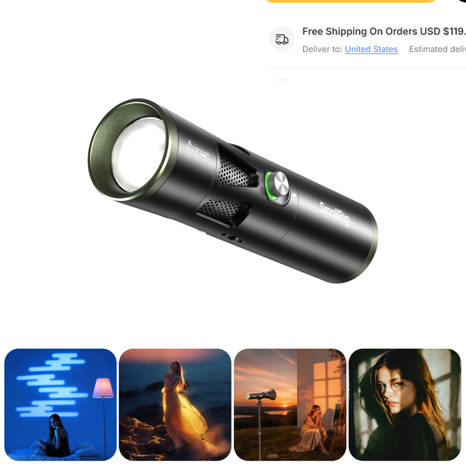 SmallRig RF 20C Portable Focusable LED Video Light